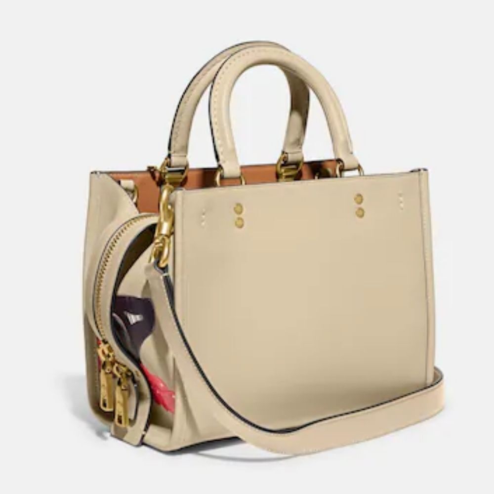 RETAIL Coach Cream Smooth Leather Rogue 25 X Tom Wesselmann  Cosmetics Print - Picture 5 of 16